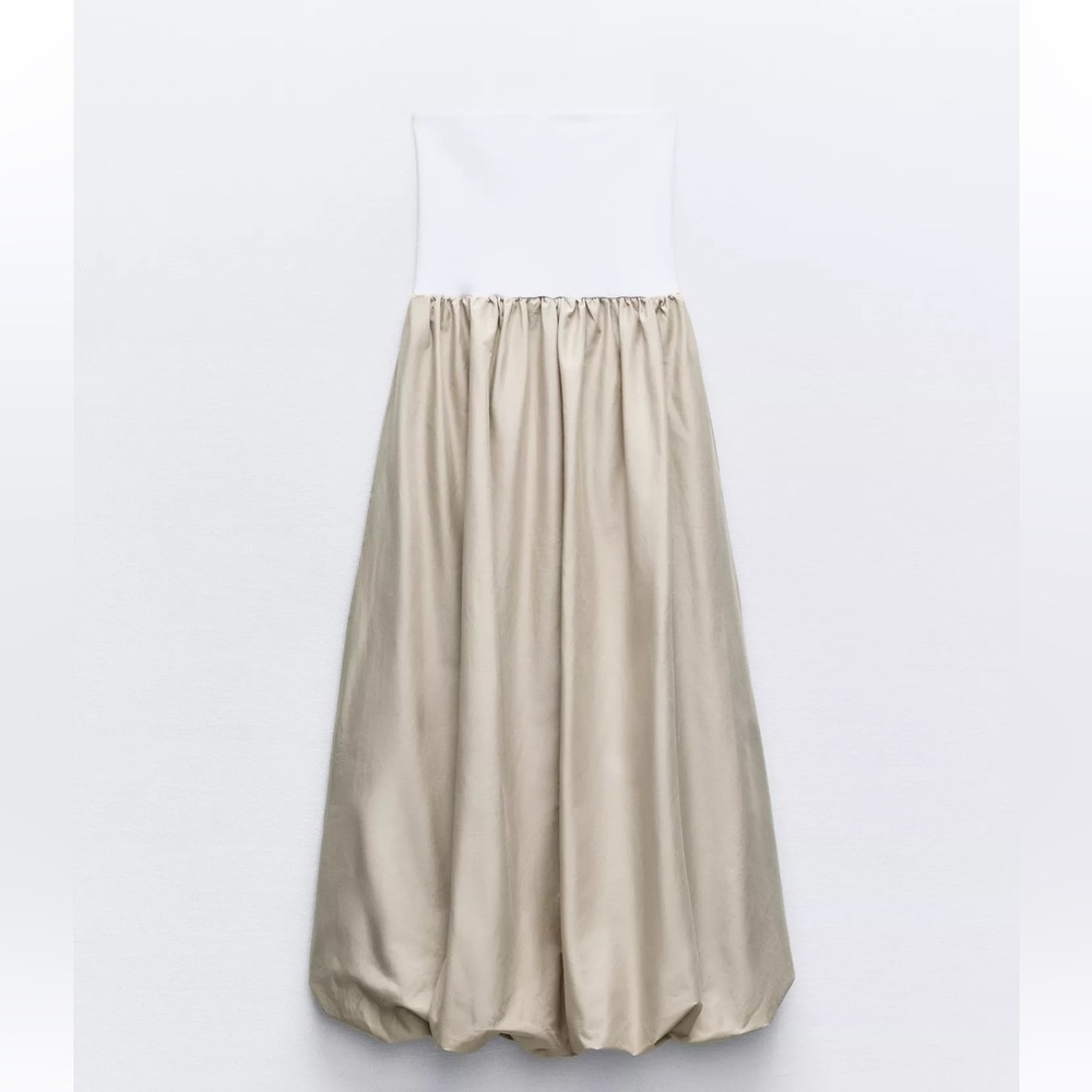 Zara Combination Balloon Dress
